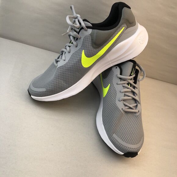 Nike Revolution 7 Wolf Grey Volt Running Shoes Sneakers Mens Size's FB22… - Picture 8 of 16